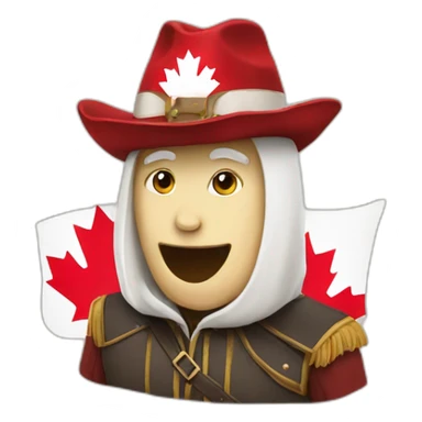 elon mush with canada flag sticker