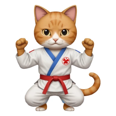 karete yapan hayvan sticker