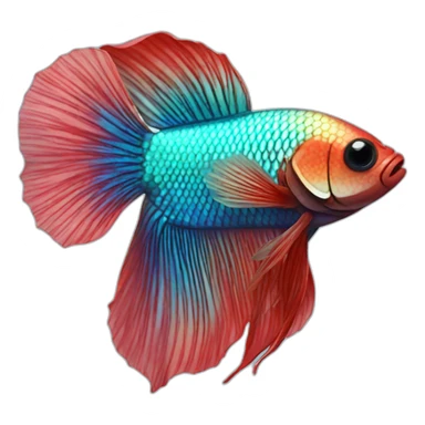betta fish sticker