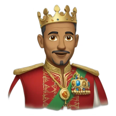 King of Morocco sticker
