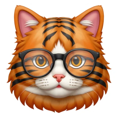 Gato óculos sticker