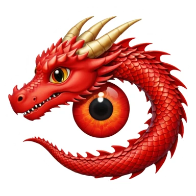 ojo de dragon sticker