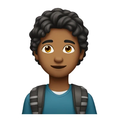 indian-canadian 11 year old boy in middle school sticker