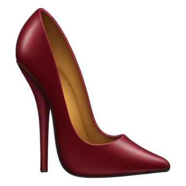 Dark red stiletto  sticker