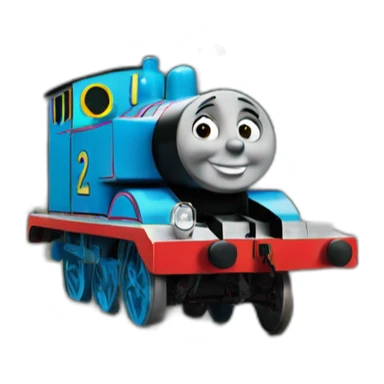 Thomas the Tank Engine fall in love sticker