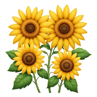 Girasol y avejita sticker