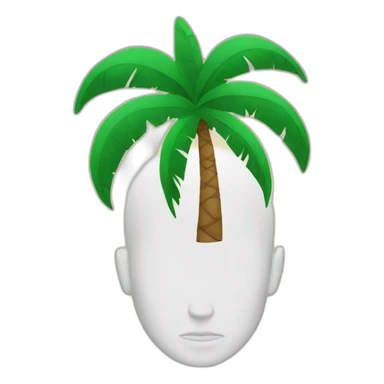 palm in the head sticker