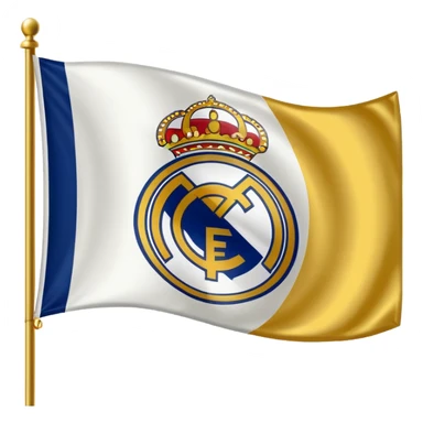 Real madrid flag sticker