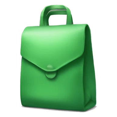 Enrolled seepng bag, green colour sticker