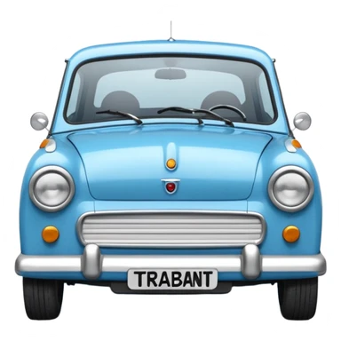 Trabant 601 blau sticker