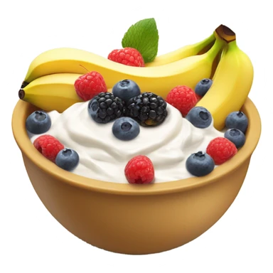 Greek yogurt bowl sticker