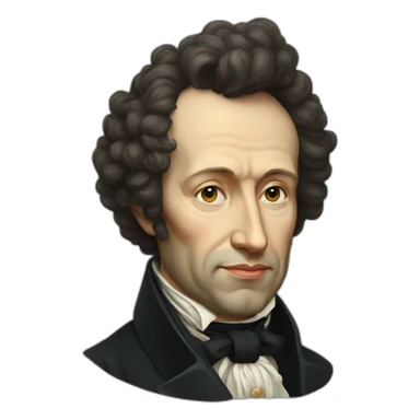 alexander pushkin russian poet sticker