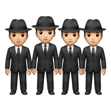 4 mafia members sticker