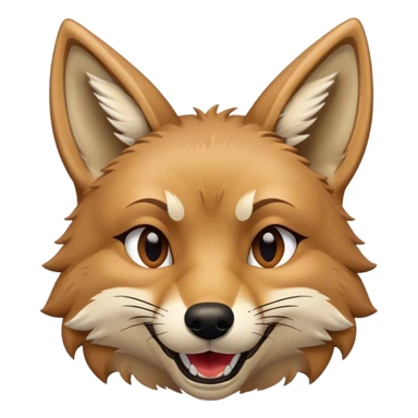 Coyote Winking sticker
