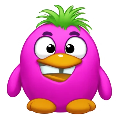 Club penguin pink puffle sticker