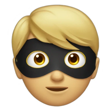 Masked boy sticker