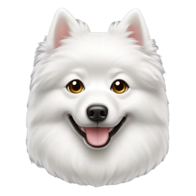 white spitz sticker
