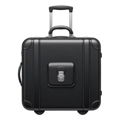 A hard-shell suitcase sticker