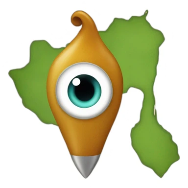 ochard on a map sticker