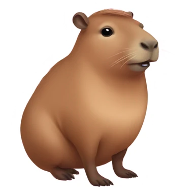 capybara in a pink dress sticker