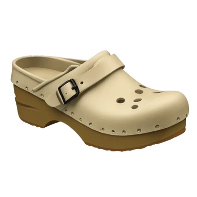 Broken stock Boston clog khaki beige color sticker