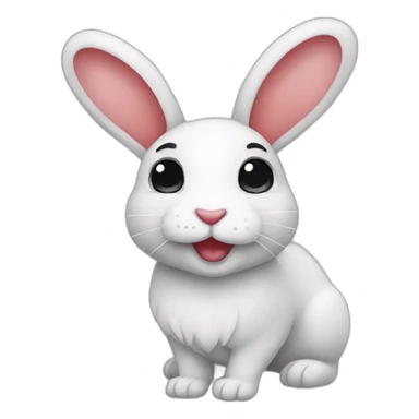 Rabit_whit_heart sticker