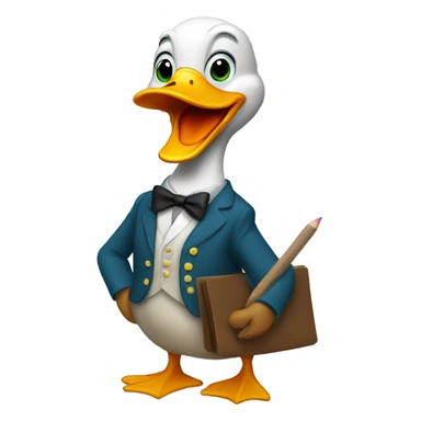 duck tutor sticker