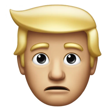 Donald Trump with painful ear sticker