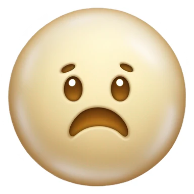 yeast cell surprise face sticker