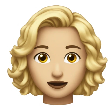 Dianna with blew eyes sticker