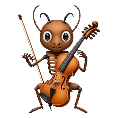 Musician Beetle sticker
