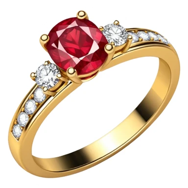 glitter rubi diamond married ring sticker