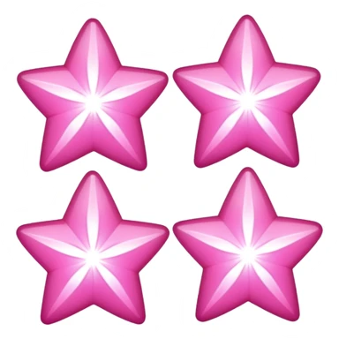 Pink stars sticker