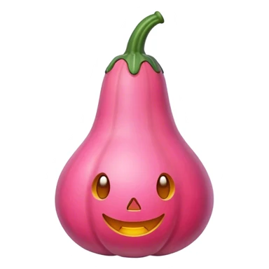 pink gourd  sticker