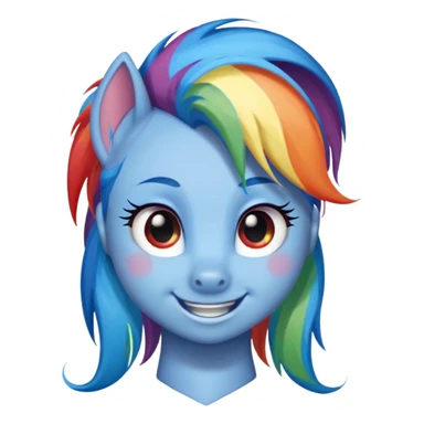 Rainbow dash sticker