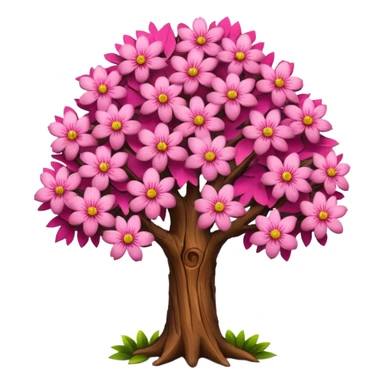 Un arbre rose  sticker