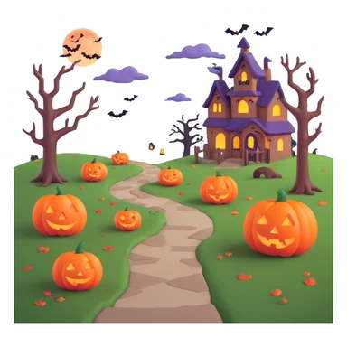 the Halloween trail sticker