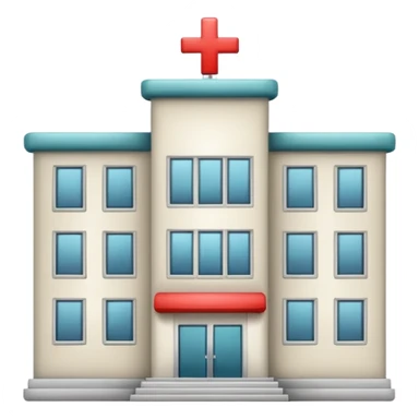 Hospital building sticker