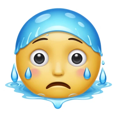 Chorando piscina emoji sticker