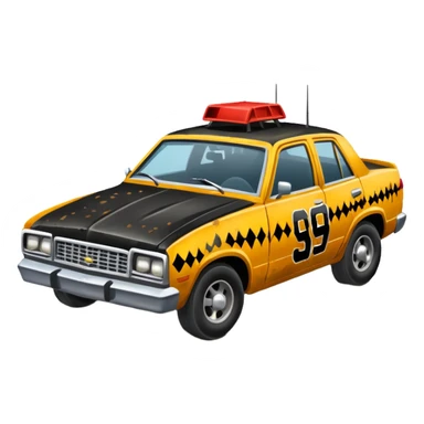 demolition derby sedan sticker