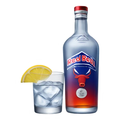 vodka redbull cocktail sticker
