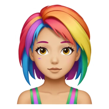 rainbow mika sticker