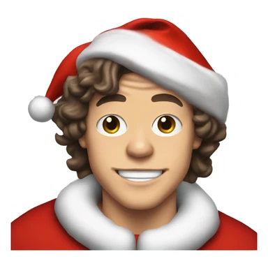 harry styles as santa claus sticker