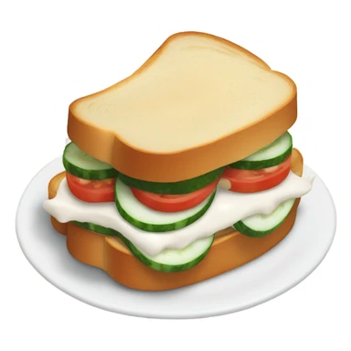 make me an indian sandwich with white cream sticker
