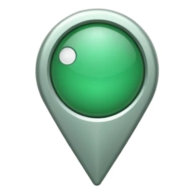 location pin Italy milan green sticker