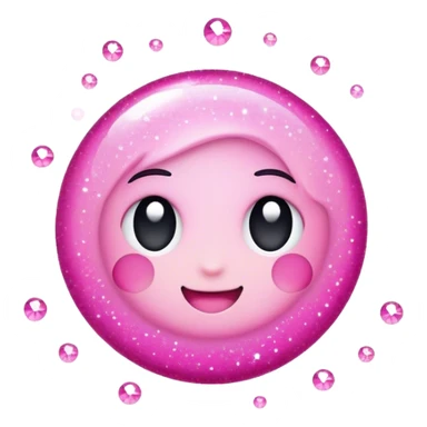 pink sparkles sticker