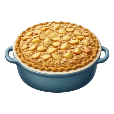 Apple crumble sticker