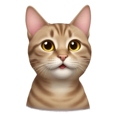 Cat sent kisses sticker