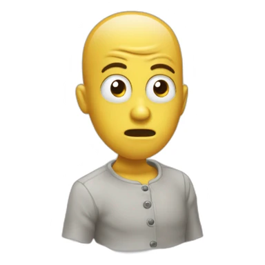 Poulpe qui regarde mal sticker