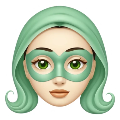 skin care masque soin visgae  sticker